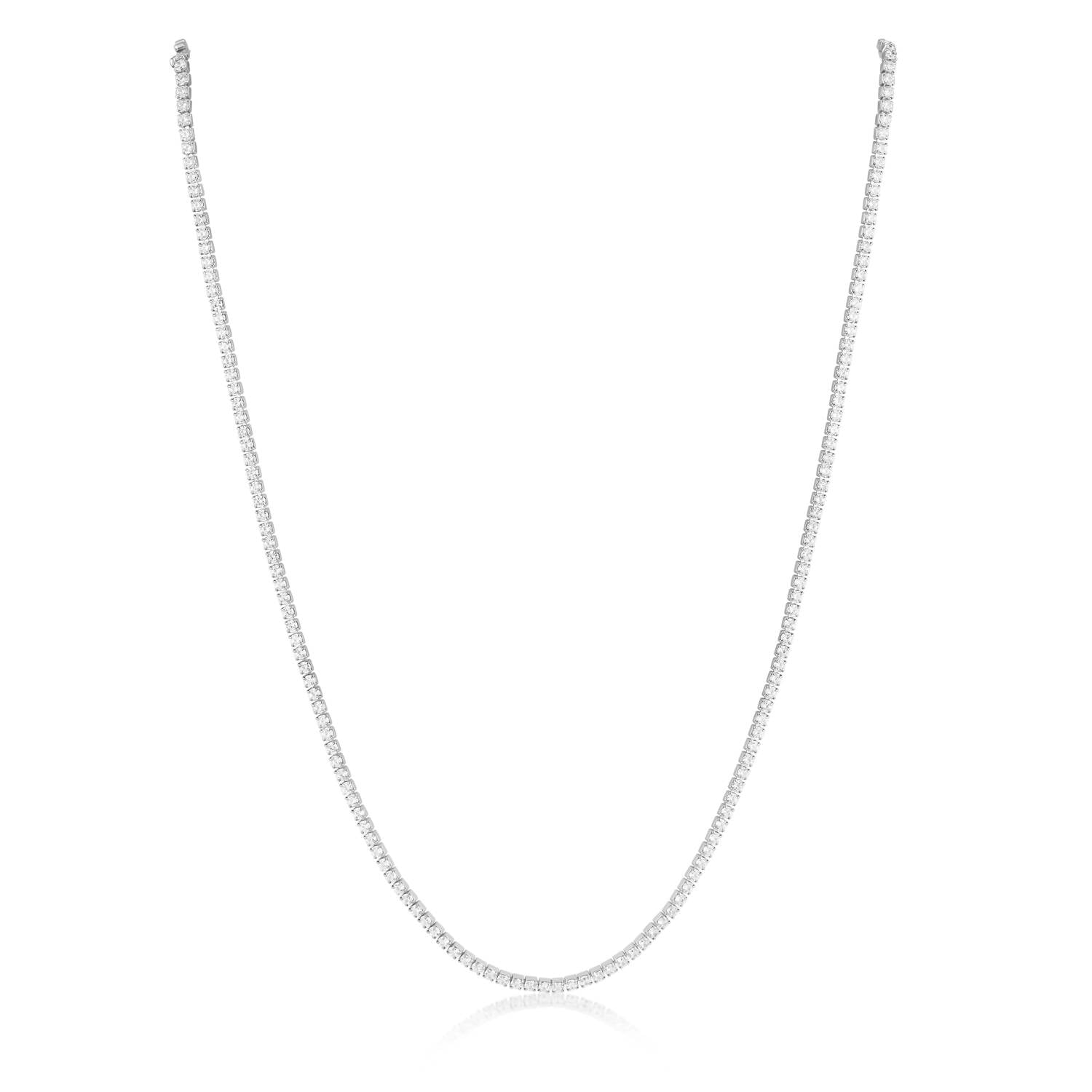 Sahira Jewelry Design - Women's Annie Dainty Tennis Choker Necklace