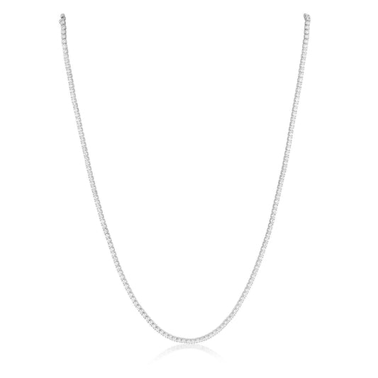 Sahira Jewelry Design - Women's Annie Dainty Tennis Choker Necklace
