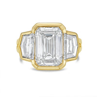 Diana M Jewels - Women's Emerald & Cadilac Lab-Grown Diamond Jewelry (6.00 Ct) - Elegant