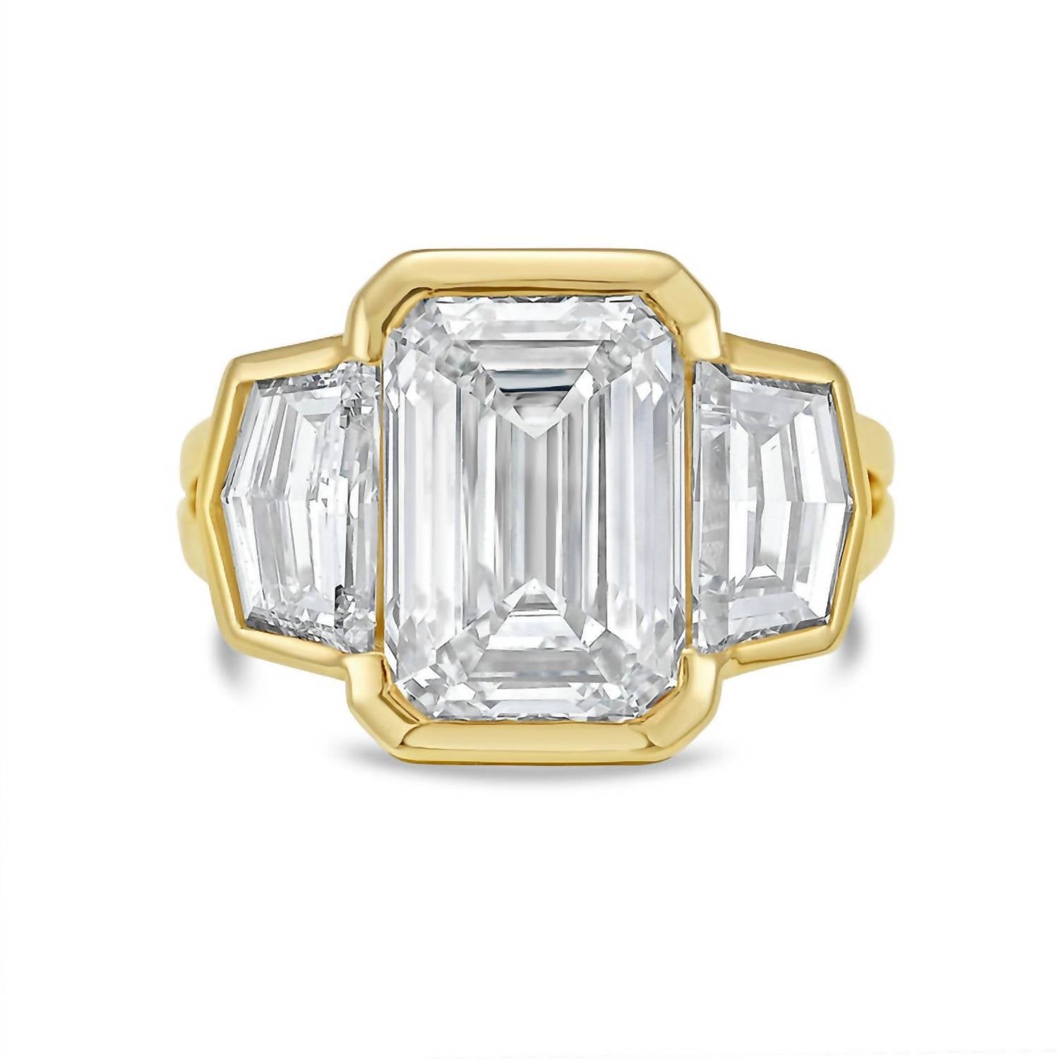 Diana M Jewels - Women's Emerald & Cadilac Lab-Grown Diamond Jewelry (6.00 Ct) - Elegant