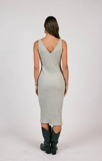 Sage The Label - Take A Walk Ribbed Knit Top And Dress Set