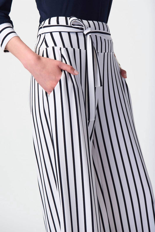 Joseph Ribkoff - Striped Jersey Pant