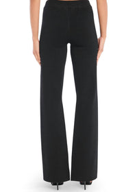 SER.O.YA Cleer Mid-rise Flare Pant in black - women's pants - alternate view