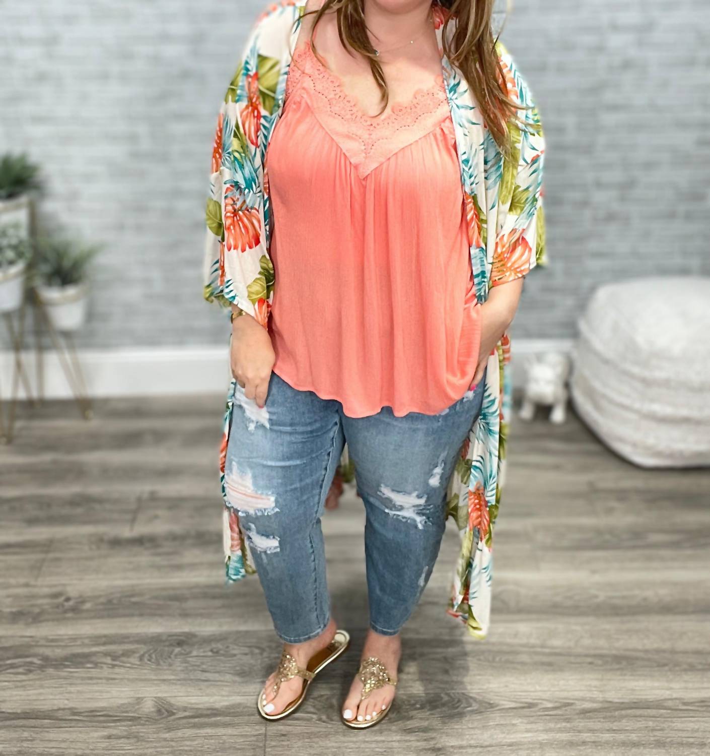 Blakeley - Flowy Leni Lace Tank Top