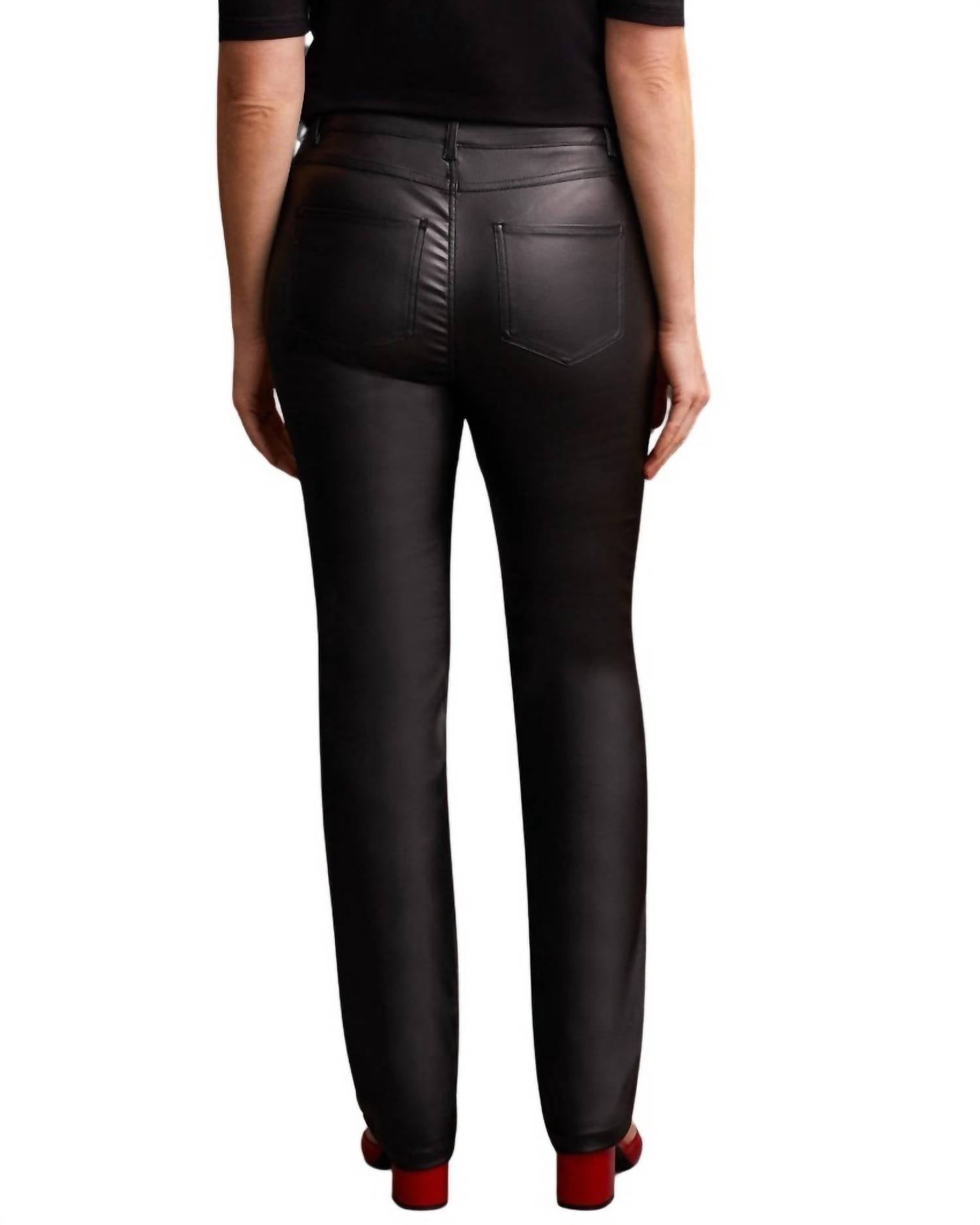 Tribal - Coated Straight Leg Pants