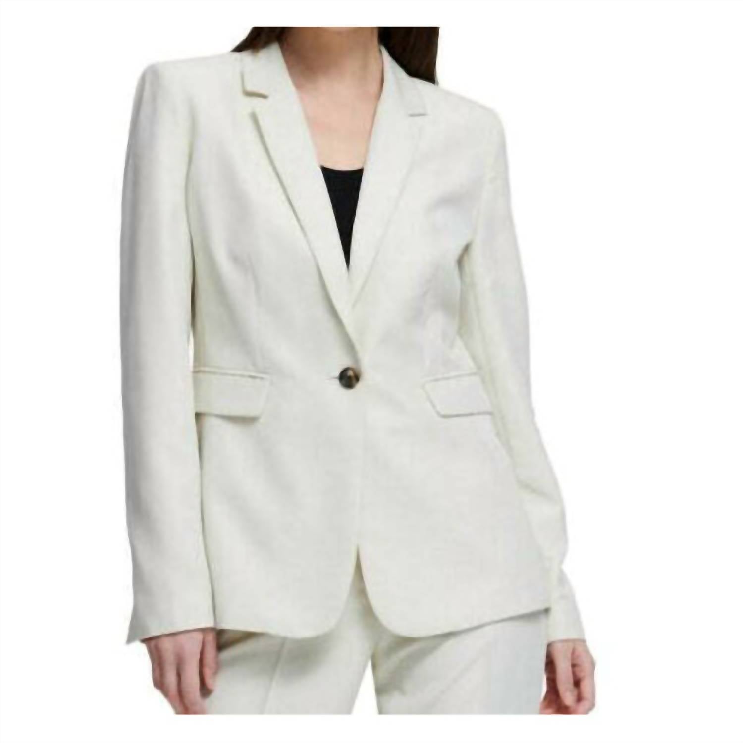 Dkny - Button Seam Front Blazer