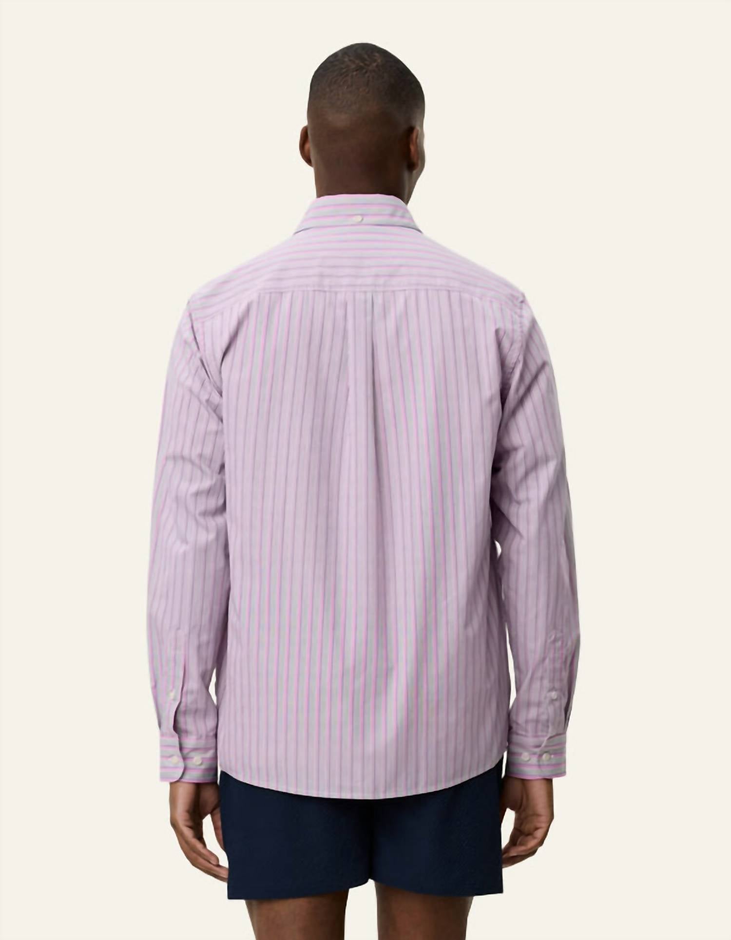 Les Deux - Kent Stripe Poplin Shirt