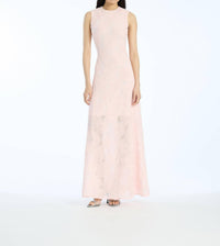 ROTATE Mesh Maxi Dress in orchid ice - women's dress