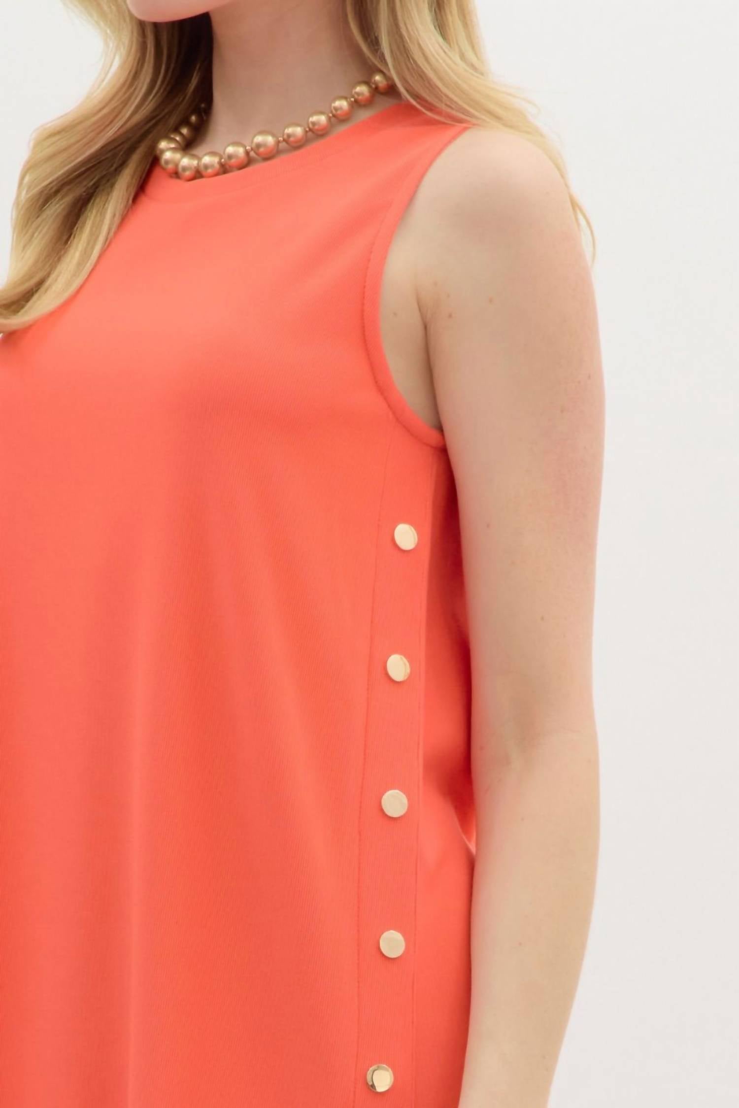 Entro - Solid Rib Textured Midi Dress