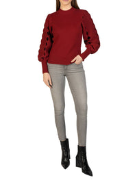 Love Token - Ophelia Cut Sleeve Sweater