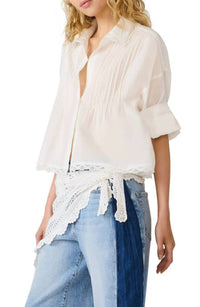 Steve Madden - Delphi Lace Button Up Top