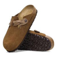 Birkenstock - Women's Boston Braid Suede Oiled Leather Clogs
