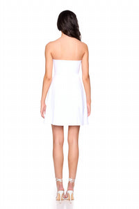 Susana Monaco - V Wire Bow Flare Dress