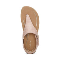 Aetrex - Ellie Adjustable Quarter Strap Thong Sandal