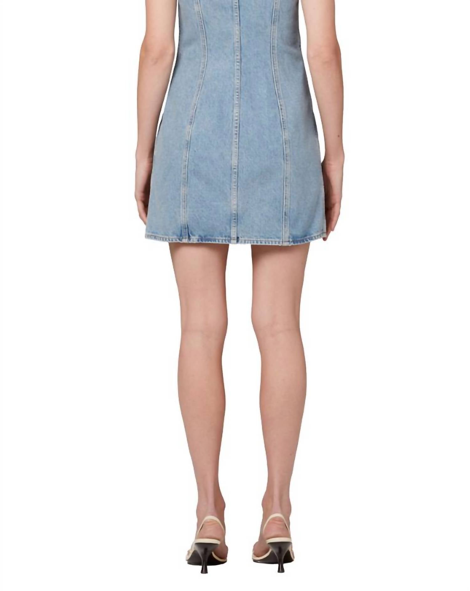 AGOLDE Trina Dress in balance - women's dress - alternate view