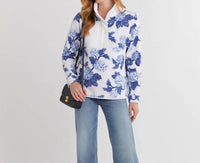 Dudley Stephens - Cherry Lawn Sherpa Fleece Pullover Sweater