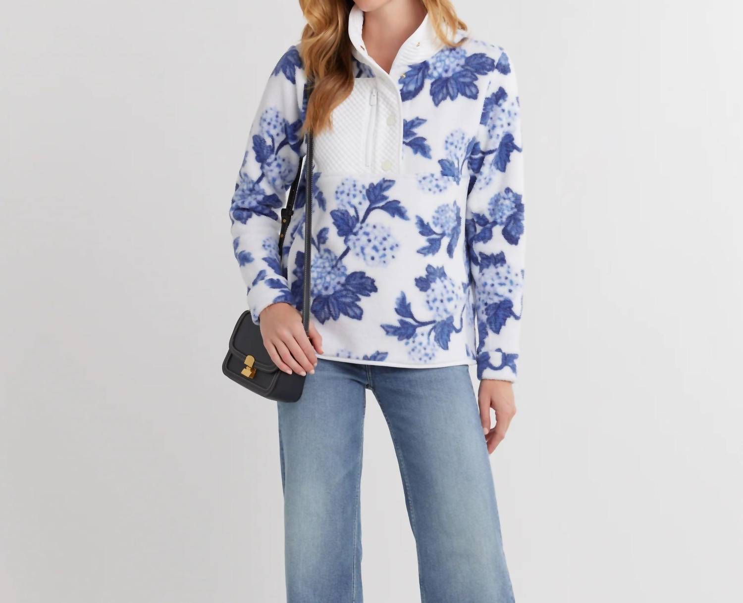 Dudley Stephens - Cherry Lawn Sherpa Fleece Pullover Sweater