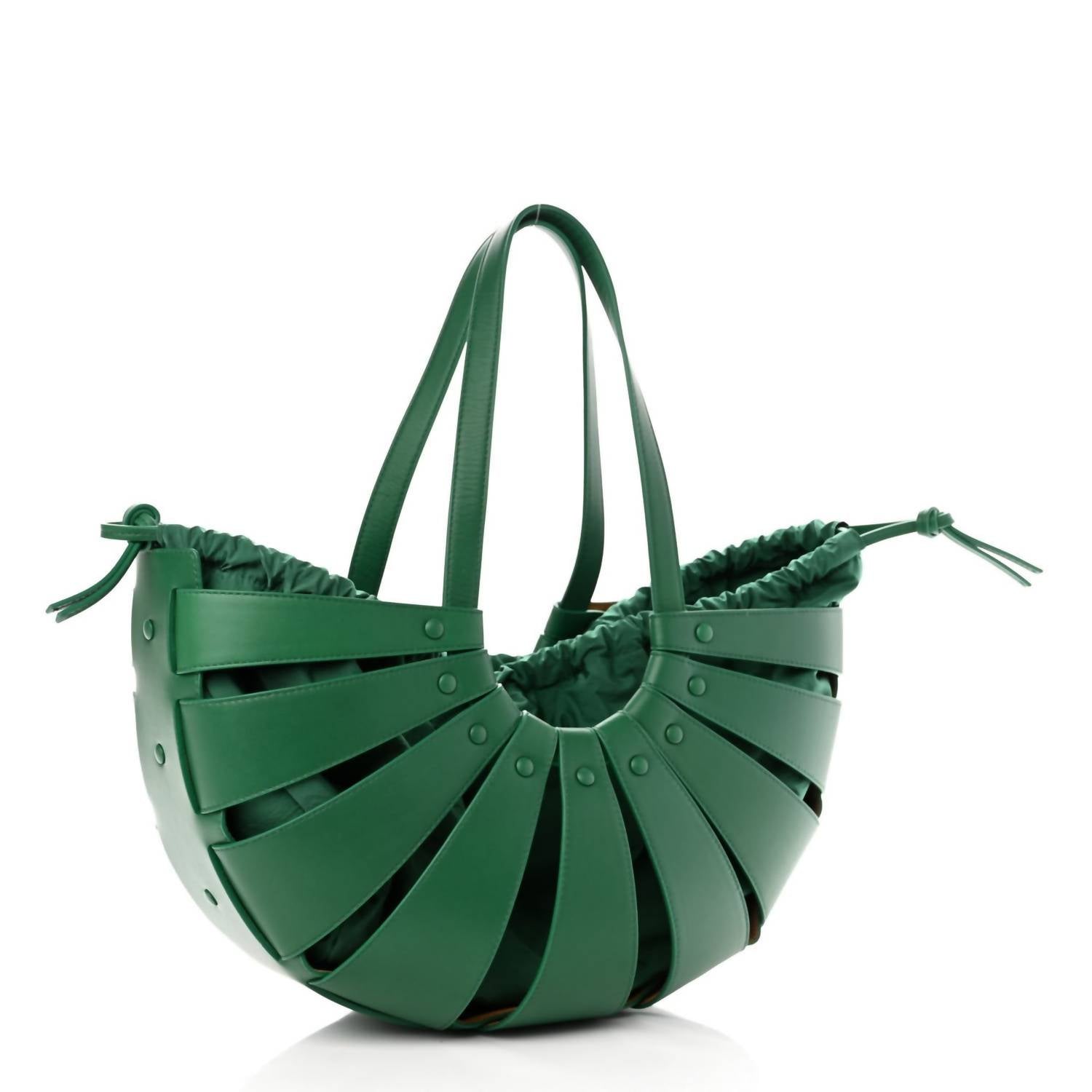 Bottega Veneta - Women's French Calfskin Shell Shoulder Bag