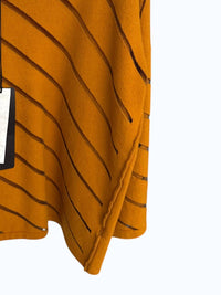 Pier Antonio Gaspari Women's Paricollo Intars Top in zafferano - women's shirt - detail view