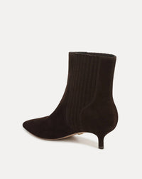 Veronica Beard - Women's Lisa Suede Mid-heel Bootie