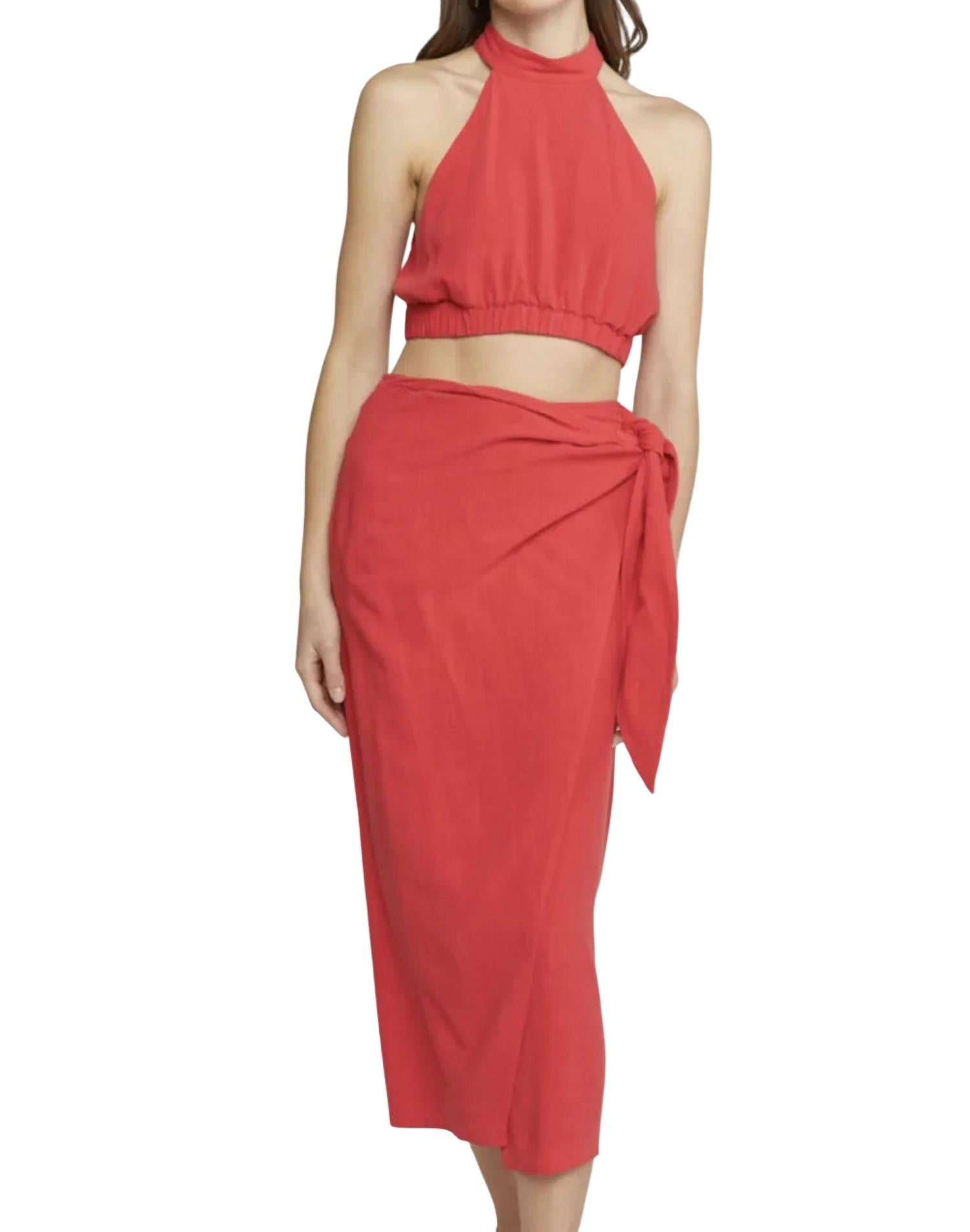 Entro - Top And Sarong Set