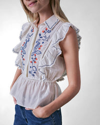 Cape Cove - Wild Strawberry Silk Blend Blouse