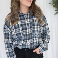 Miou Muse - Plaid Long Sleeves Shirt
