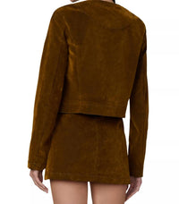 Joe'S Jeans - Flocked Faux Suede Jacket