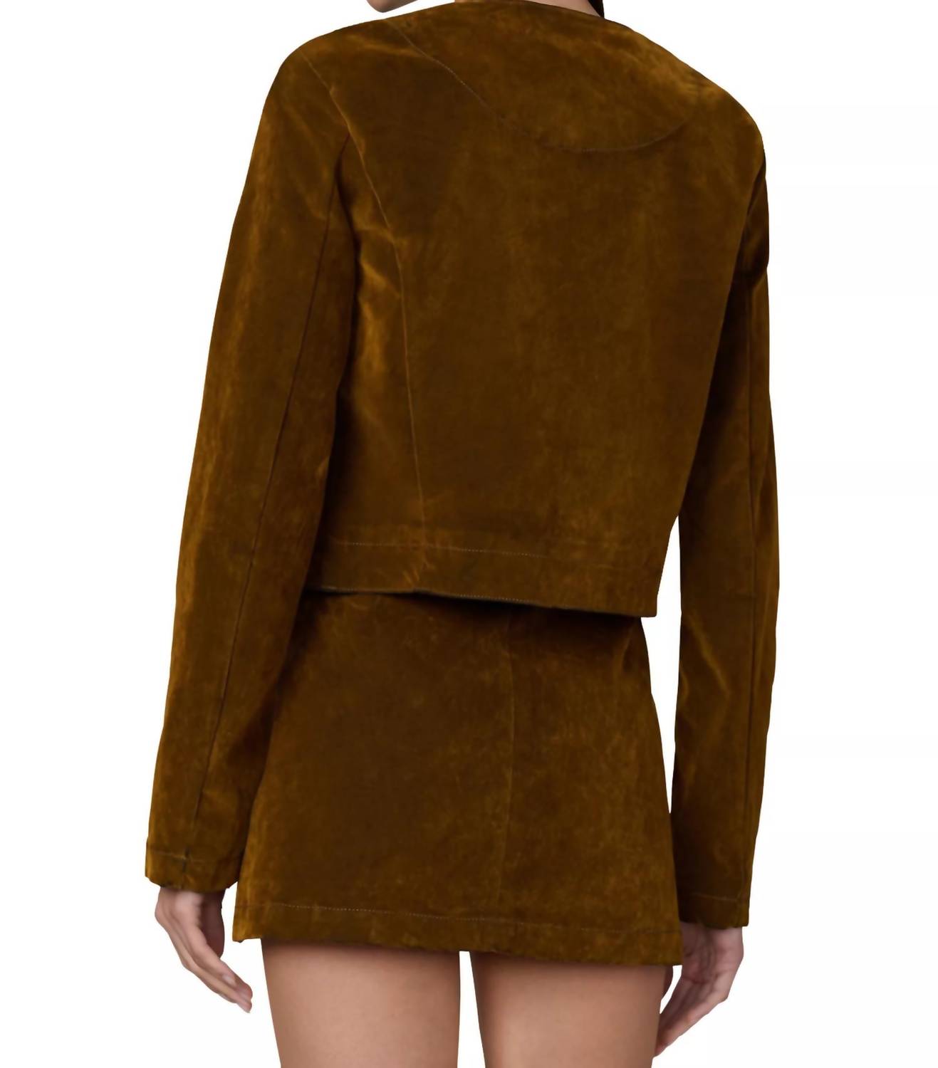 Joe'S Jeans - Flocked Faux Suede Jacket
