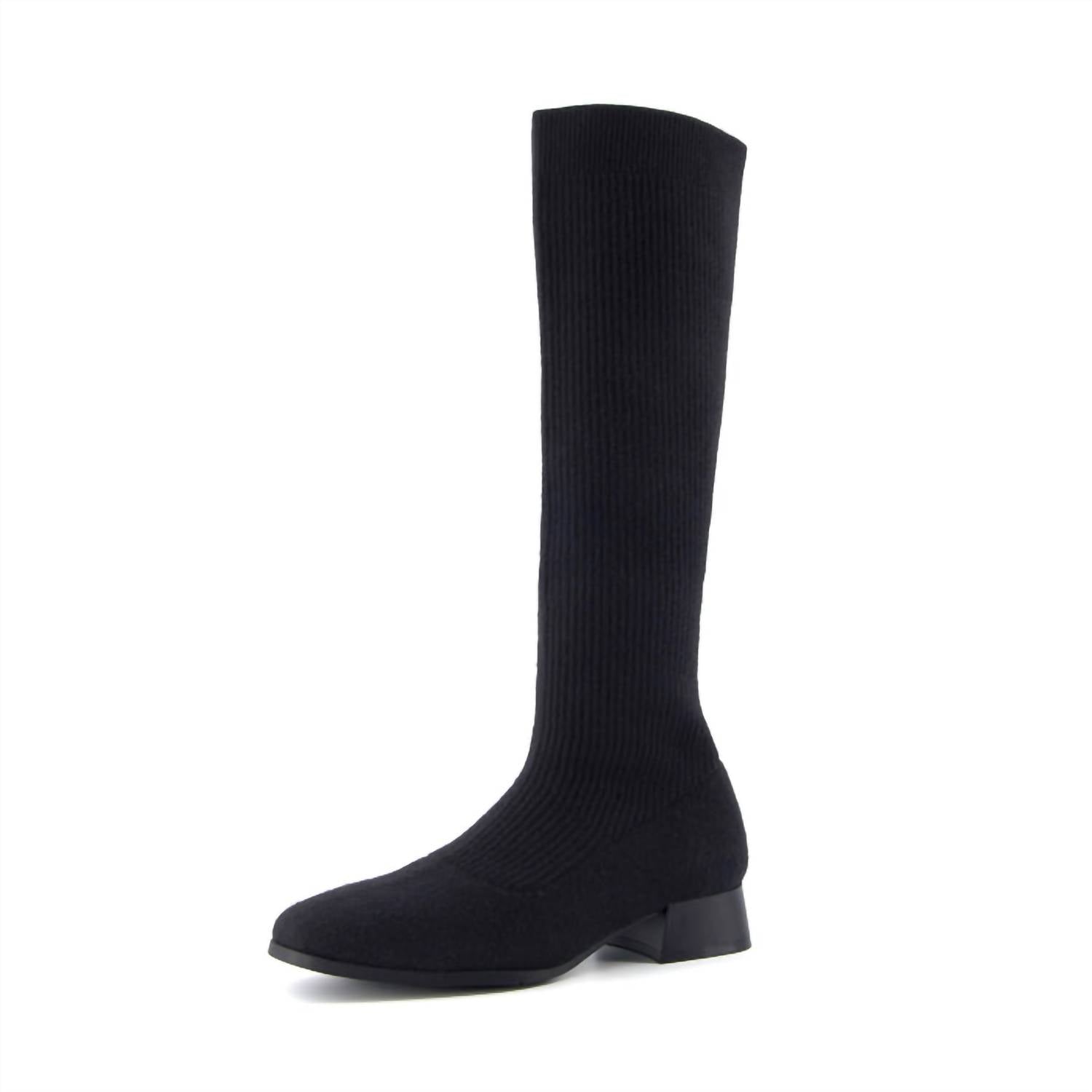 Cushionaire - Women's Rialto Knit Knee-high Boot