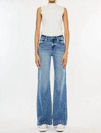 Kancan - High Rise Wide Leg Flare Jean