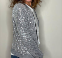 Way - Women's Sequin Bomber Jacket