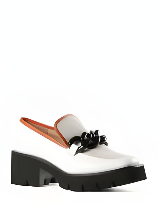 All Black - Chunk Links Lady Lugg Loafer