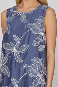 She + Sky - Belle Embroidered Mini Dress