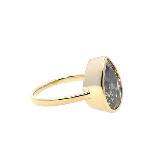 Aamiaa - Women's Pear Shape Lab Grown Diamond Ring