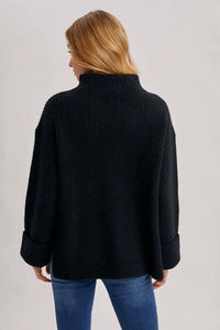 Bluivy - FUNNEL NECK OVERSIZED PULLOVER