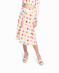 Nicole Miller - Radiant Aura Silk Midi Skirt