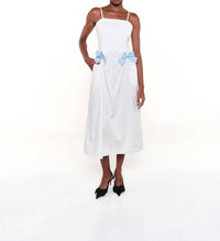 The Lulo Project - Maddy Poplin Midi Dress