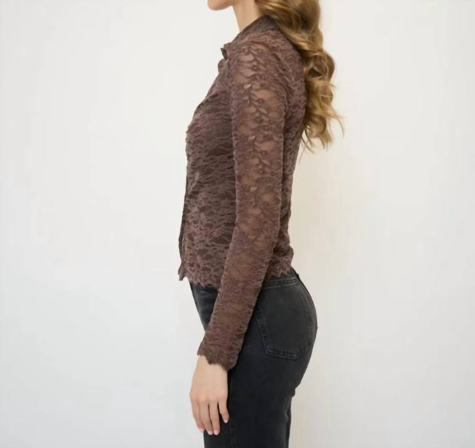 Central Park West - Stella Stretch Lace Top