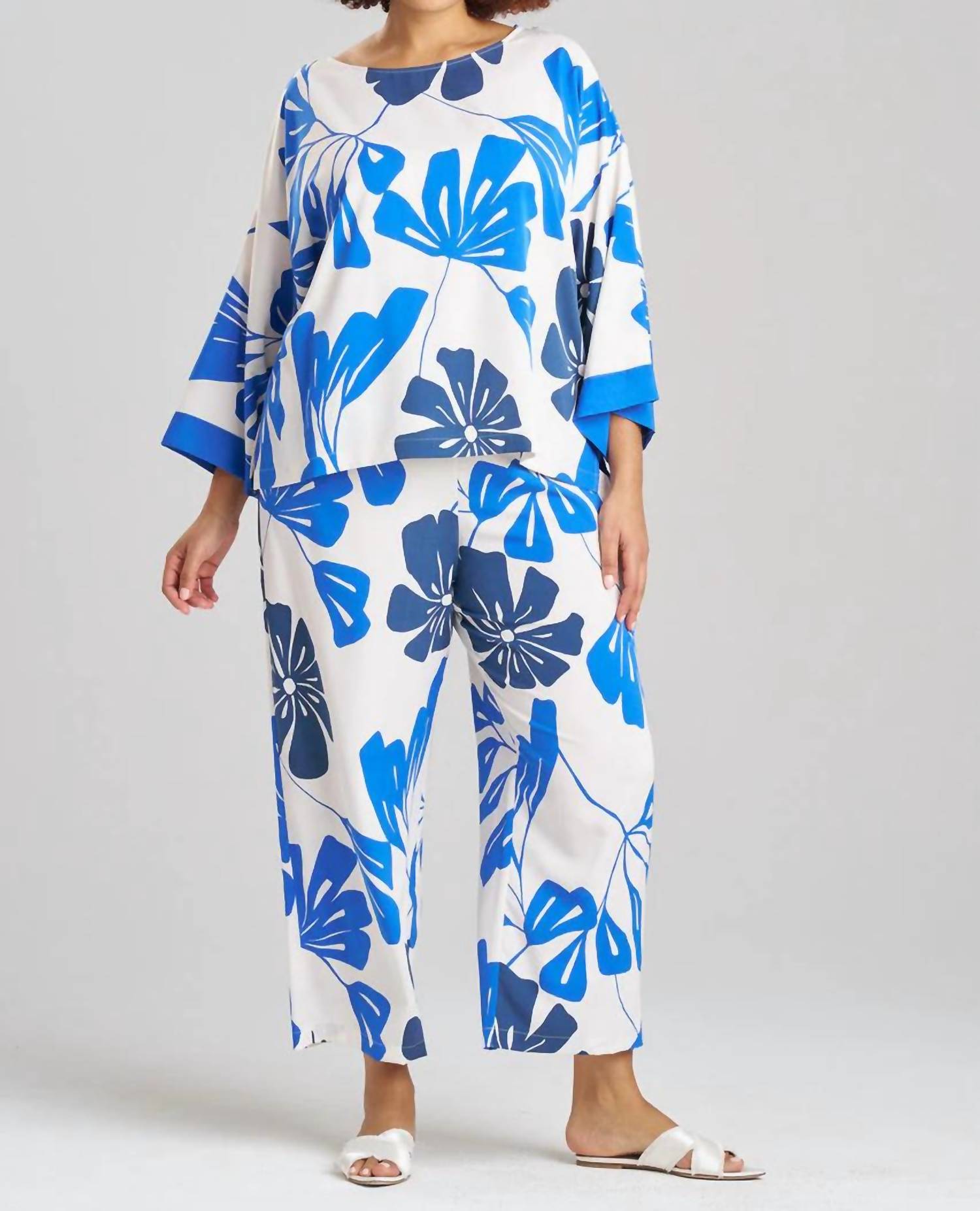 Natori Palma Pj Set in blue - women's intimate - alternate view
