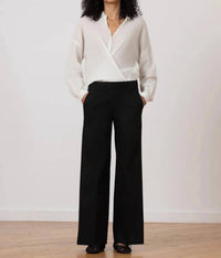 Avenue Montaigne - Carla Stretch Cotton Pants