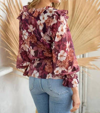 Hailey & Co - Women's Wanted To Stay Floral Blouse