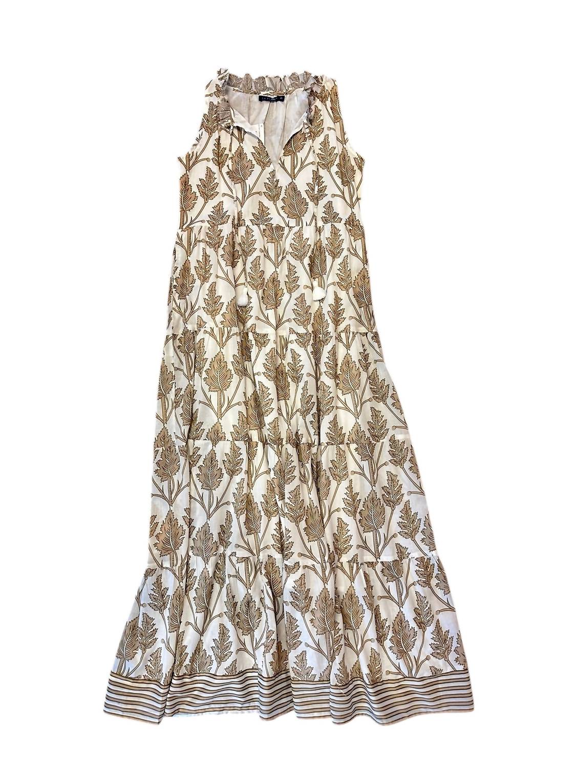 La Plage - Sunny Days Leaves Maxi Dress