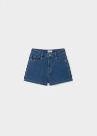 Mayoral - Girl's Basic Stretch Denim Shorts