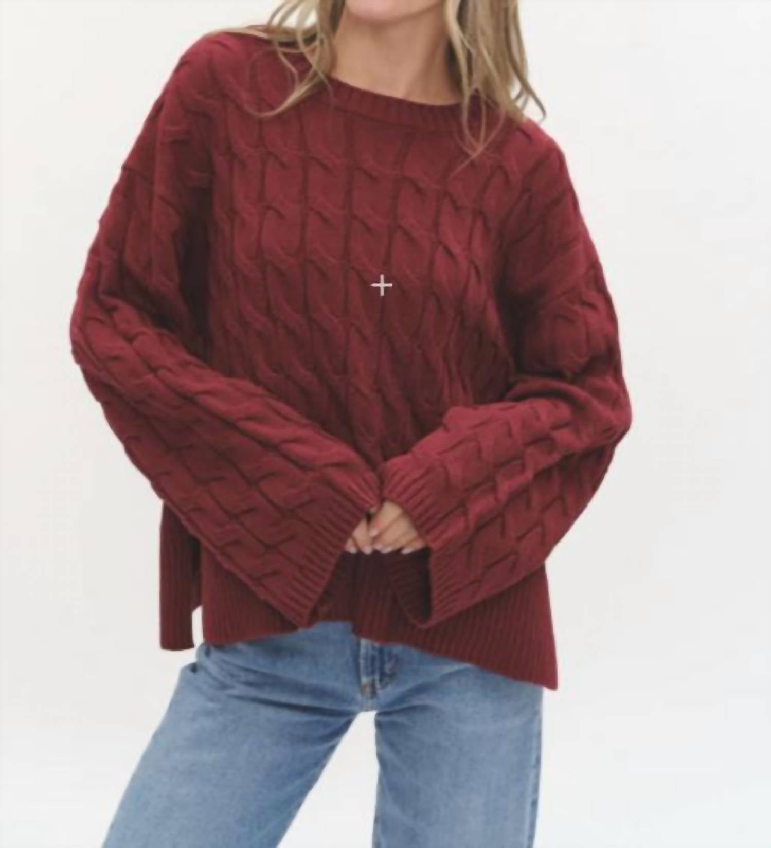 Six/Fifty - Willow Cable Knit Sweater