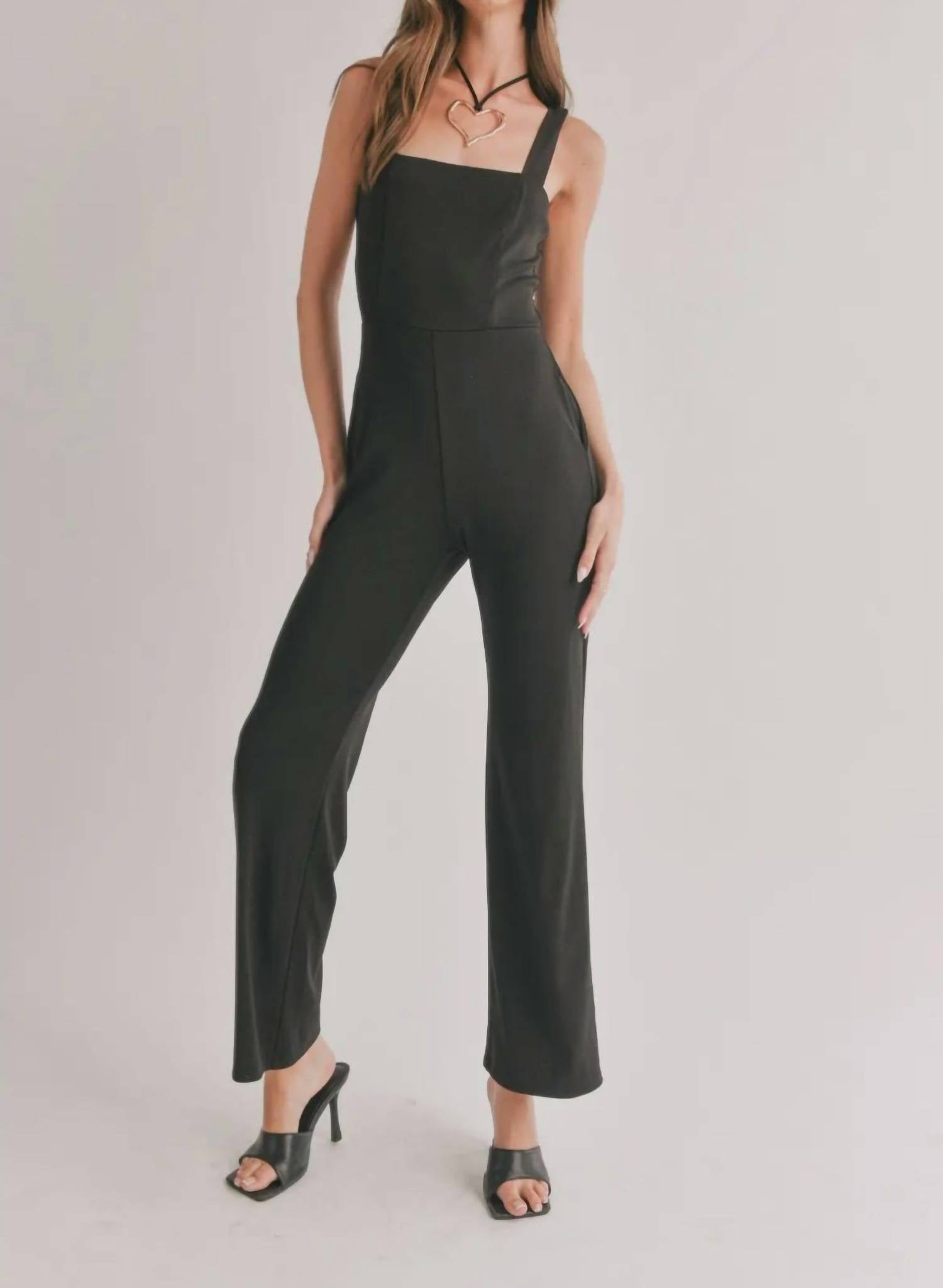 Sage The Label - Iconic Square Neck Jumpsuit