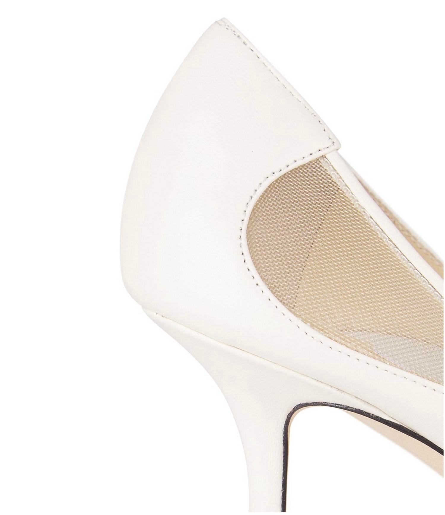 Jimmy Choo - Women's Love 85 Leather and Mesh Pumps