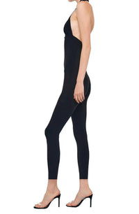Norma Kamali - Cross Halter Catsuit
