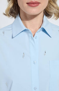 Lysse - Skye Crystal Embellished Button-up Shirt