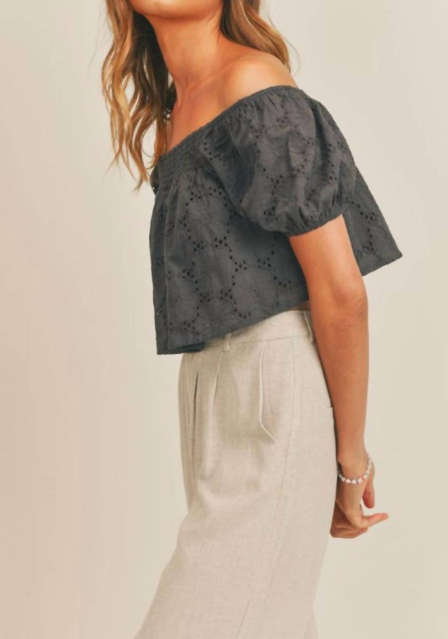 Sage The Label - Bluebell Woods Crop Top